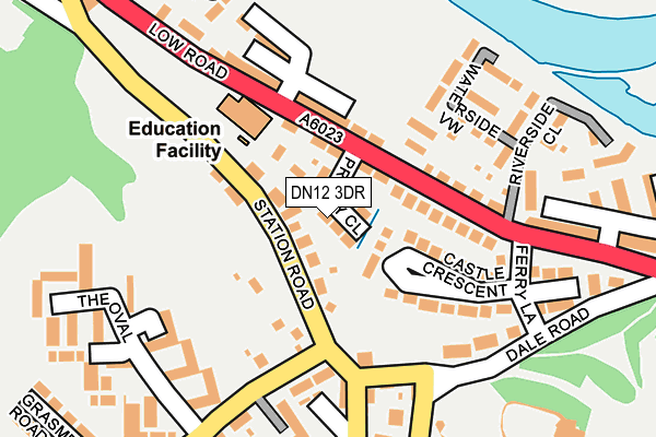 DN12 3DR map - OS OpenMap – Local (Ordnance Survey) DN12 3DR map - OS OpenMap – Local (Ordnance Survey)