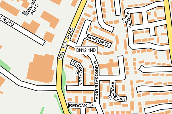 DN12 4ND map - OS OpenMap – Local (Ordnance Survey) DN12 4ND map - OS OpenMap – Local (Ordnance Survey)