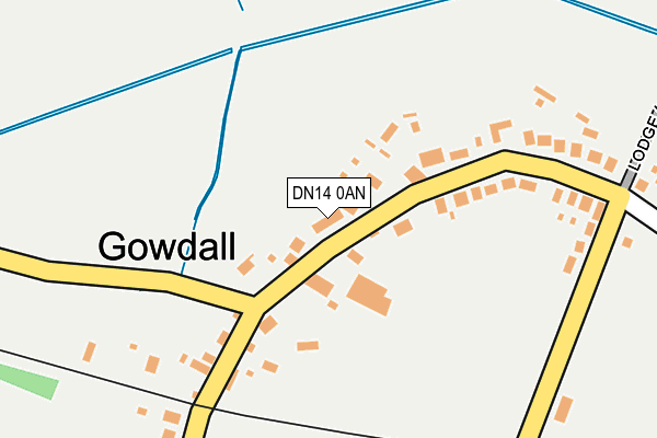 DN14 0AN map - OS OpenMap – Local (Ordnance Survey) DN14 0AN map - OS OpenMap – Local (Ordnance Survey)