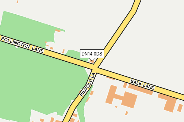 DN14 0DS map - OS OpenMap – Local (Ordnance Survey) DN14 0DS map - OS OpenMap – Local (Ordnance Survey)