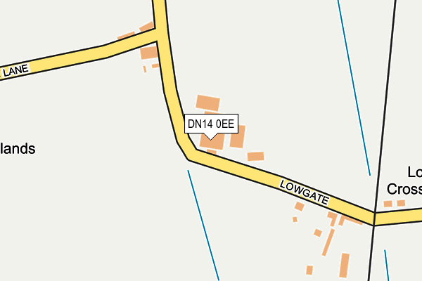 DN14 0EE map - OS OpenMap – Local (Ordnance Survey) DN14 0EE map - OS OpenMap – Local (Ordnance Survey)