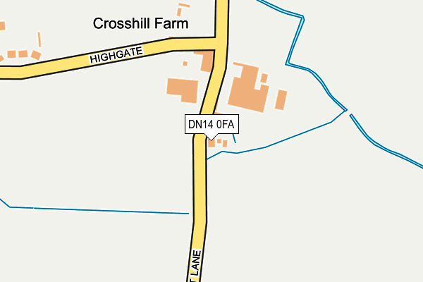 DN14 0FA map - OS OpenMap – Local (Ordnance Survey) DN14 0FA map - OS OpenMap – Local (Ordnance Survey)