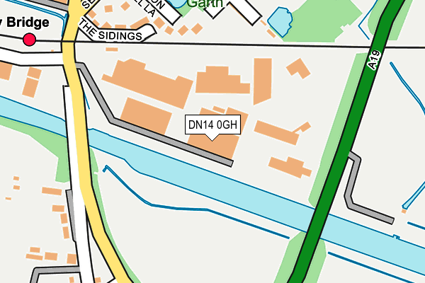DN14 0GH map - OS OpenMap – Local (Ordnance Survey) DN14 0GH map - OS OpenMap – Local (Ordnance Survey)