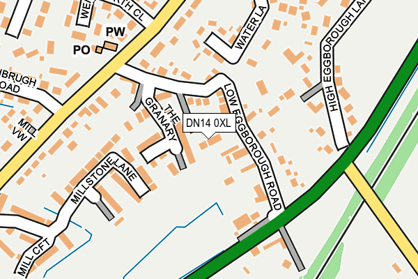 DN14 0XL map - OS OpenMap – Local (Ordnance Survey) DN14 0XL map - OS OpenMap – Local (Ordnance Survey)