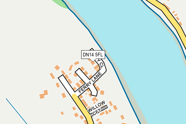 DN14 5FL map - OS OpenMap – Local (Ordnance Survey) DN14 5FL map - OS OpenMap – Local (Ordnance Survey)