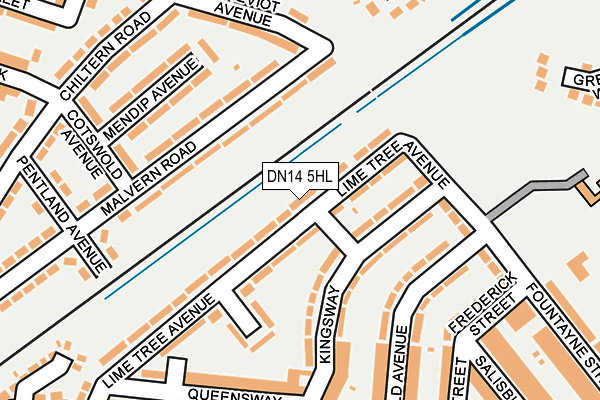 DN14 5HL map - OS OpenMap – Local (Ordnance Survey) DN14 5HL map - OS OpenMap – Local (Ordnance Survey)