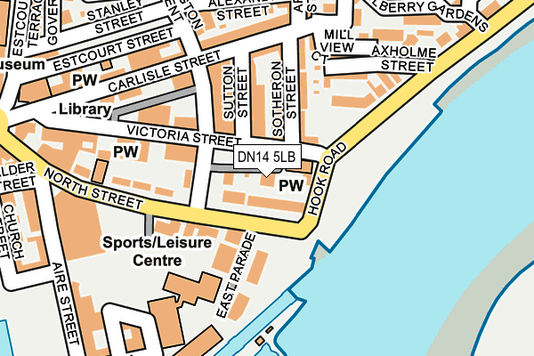 DN14 5LB map - OS OpenMap – Local (Ordnance Survey) DN14 5LB map - OS OpenMap – Local (Ordnance Survey)