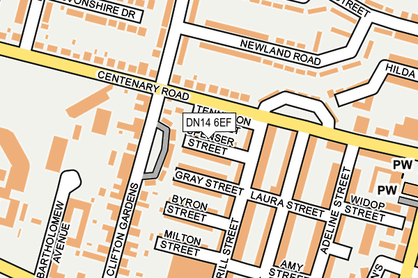 DN14 6EF map - OS OpenMap – Local (Ordnance Survey) DN14 6EF map - OS OpenMap – Local (Ordnance Survey)