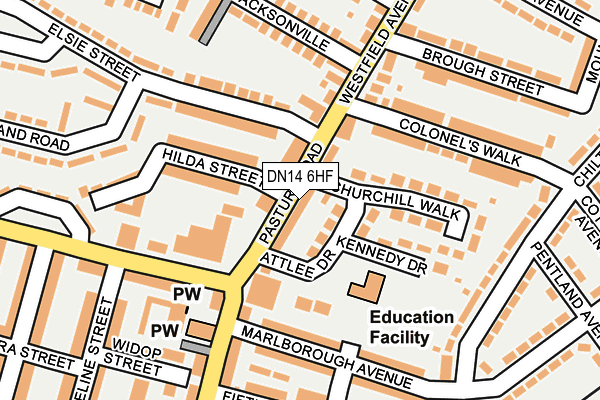 DN14 6HF map - OS OpenMap – Local (Ordnance Survey) DN14 6HF map - OS OpenMap – Local (Ordnance Survey)