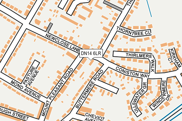 DN14 6LR map - OS OpenMap – Local (Ordnance Survey) DN14 6LR map - OS OpenMap – Local (Ordnance Survey)