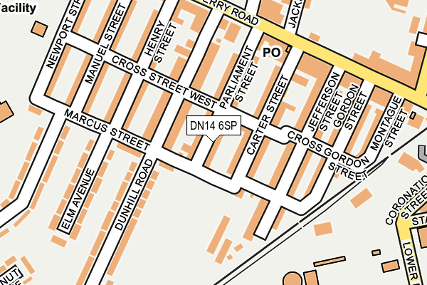 DN14 6SP map - OS OpenMap – Local (Ordnance Survey) DN14 6SP map - OS OpenMap – Local (Ordnance Survey)