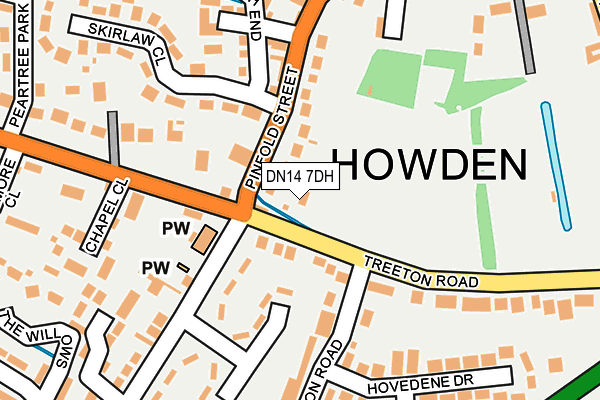 DN14 7DH map - OS OpenMap – Local (Ordnance Survey) DN14 7DH map - OS OpenMap – Local (Ordnance Survey)