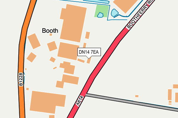 DN14 7EA map - OS OpenMap – Local (Ordnance Survey) DN14 7EA map - OS OpenMap – Local (Ordnance Survey)