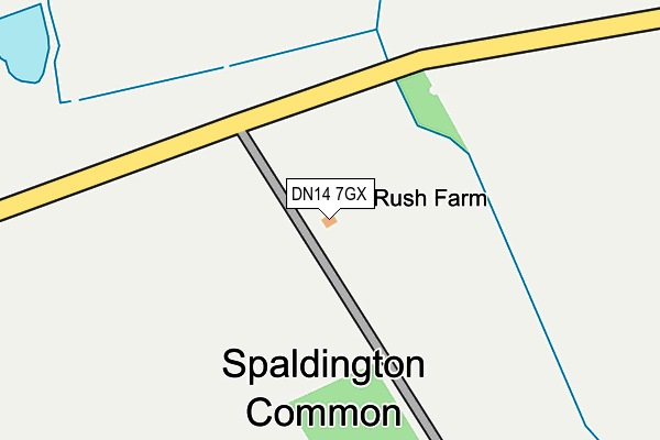 DN14 7GX map - OS OpenMap – Local (Ordnance Survey) DN14 7GX map - OS OpenMap – Local (Ordnance Survey)