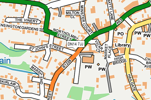 DN14 7JJ map - OS OpenMap – Local (Ordnance Survey) DN14 7JJ map - OS OpenMap – Local (Ordnance Survey)