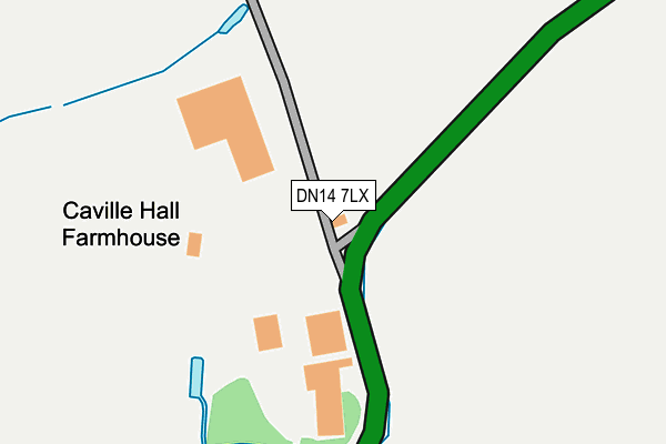 DN14 7LX map - OS OpenMap – Local (Ordnance Survey) DN14 7LX map - OS OpenMap – Local (Ordnance Survey)