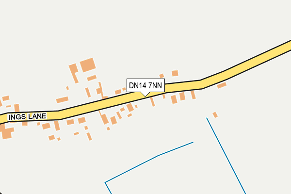 DN14 7NN map - OS OpenMap – Local (Ordnance Survey) DN14 7NN map - OS OpenMap – Local (Ordnance Survey)