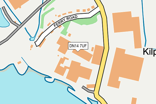 DN14 7UF map - OS OpenMap – Local (Ordnance Survey) DN14 7UF map - OS OpenMap – Local (Ordnance Survey)