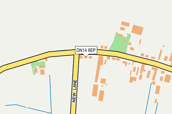 DN14 8EP map - OS OpenMap – Local (Ordnance Survey) DN14 8EP map - OS OpenMap – Local (Ordnance Survey)