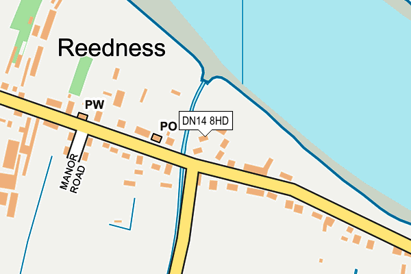 DN14 8HD map - OS OpenMap – Local (Ordnance Survey) DN14 8HD map - OS OpenMap – Local (Ordnance Survey)