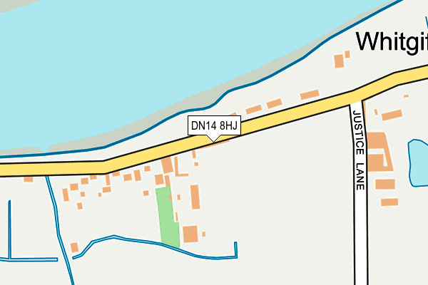 DN14 8HJ map - OS OpenMap – Local (Ordnance Survey) DN14 8HJ map - OS OpenMap – Local (Ordnance Survey)