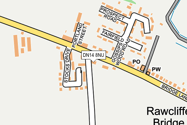 DN14 8NU map - OS OpenMap – Local (Ordnance Survey) DN14 8NU map - OS OpenMap – Local (Ordnance Survey)