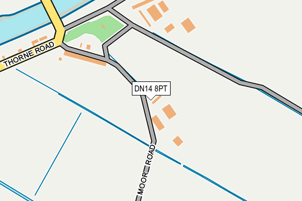 DN14 8PT map - OS OpenMap – Local (Ordnance Survey) DN14 8PT map - OS OpenMap – Local (Ordnance Survey)
