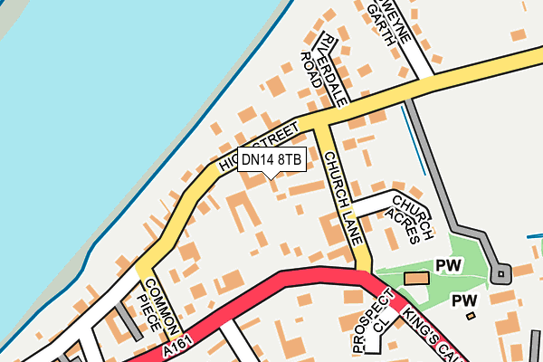 DN14 8TB map - OS OpenMap – Local (Ordnance Survey) DN14 8TB map - OS OpenMap – Local (Ordnance Survey)