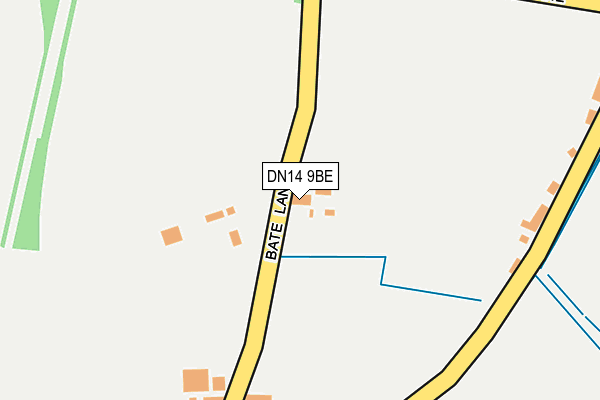 DN14 9BE map - OS OpenMap – Local (Ordnance Survey) DN14 9BE map - OS OpenMap – Local (Ordnance Survey)