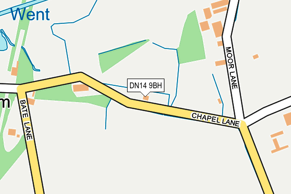 DN14 9BH map - OS OpenMap – Local (Ordnance Survey) DN14 9BH map - OS OpenMap – Local (Ordnance Survey)