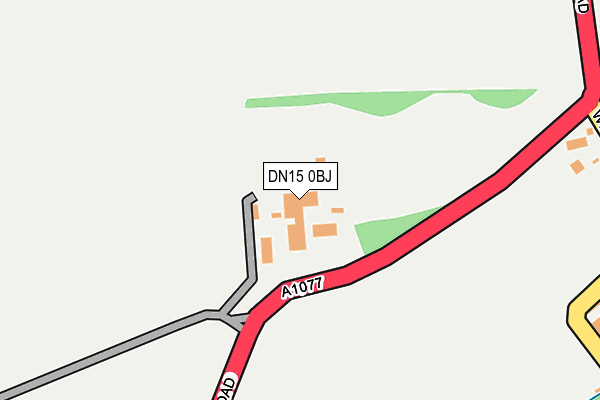DN15 0BJ map - OS OpenMap – Local (Ordnance Survey) DN15 0BJ map - OS OpenMap – Local (Ordnance Survey)