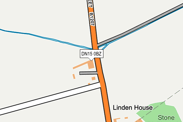 DN15 0BZ map - OS OpenMap – Local (Ordnance Survey) DN15 0BZ map - OS OpenMap – Local (Ordnance Survey)