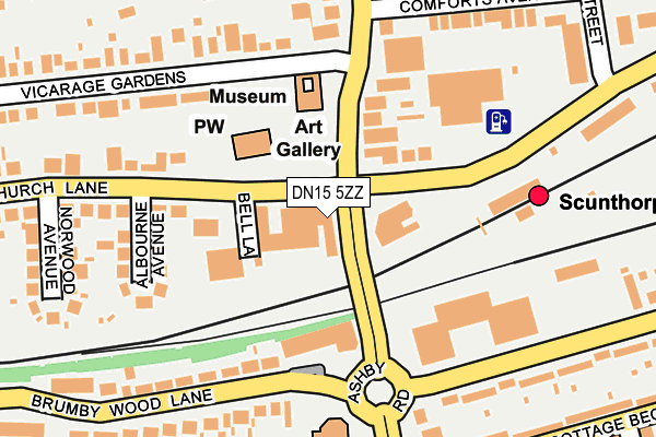 DN15 5ZZ map - OS OpenMap – Local (Ordnance Survey) DN15 5ZZ map - OS OpenMap – Local (Ordnance Survey)