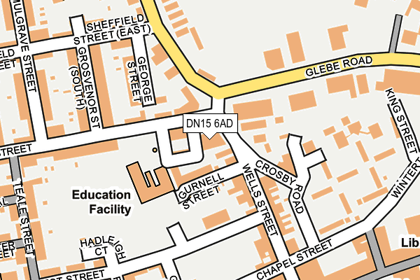 DN15 6AD map - OS OpenMap – Local (Ordnance Survey) DN15 6AD map - OS OpenMap – Local (Ordnance Survey)