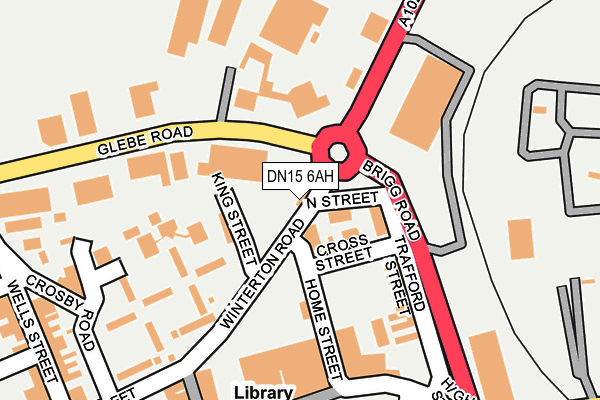 DN15 6AH map - OS OpenMap – Local (Ordnance Survey) DN15 6AH map - OS OpenMap – Local (Ordnance Survey)