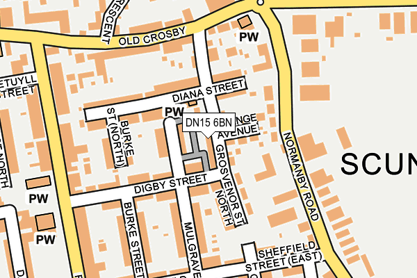DN15 6BN map - OS OpenMap – Local (Ordnance Survey) DN15 6BN map - OS OpenMap – Local (Ordnance Survey)