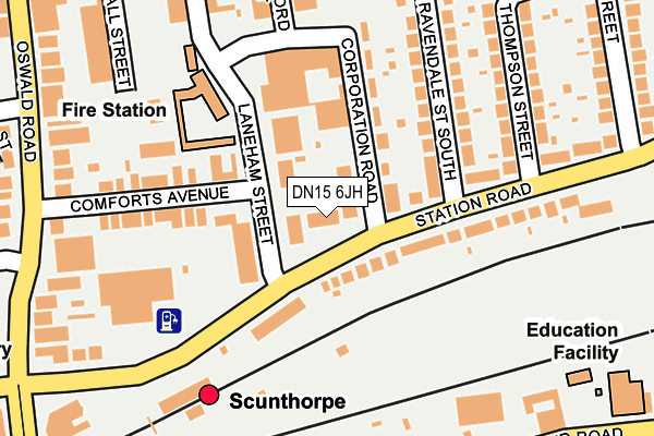 DN15 6JH map - OS OpenMap – Local (Ordnance Survey) DN15 6JH map - OS OpenMap – Local (Ordnance Survey)