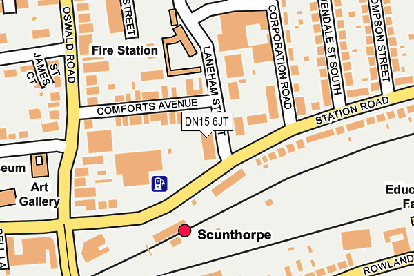 DN15 6JT map - OS OpenMap – Local (Ordnance Survey) DN15 6JT map - OS OpenMap – Local (Ordnance Survey)