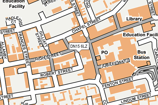 DN15 6LZ map - OS OpenMap – Local (Ordnance Survey) DN15 6LZ map - OS OpenMap – Local (Ordnance Survey)
