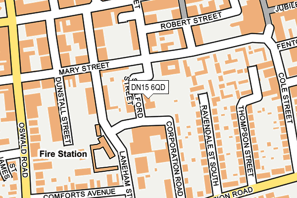 DN15 6QD map - OS OpenMap – Local (Ordnance Survey) DN15 6QD map - OS OpenMap – Local (Ordnance Survey)