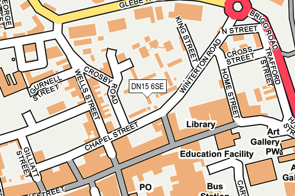 DN15 6SE map - OS OpenMap – Local (Ordnance Survey) DN15 6SE map - OS OpenMap – Local (Ordnance Survey)