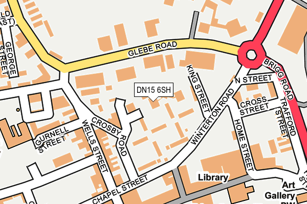 DN15 6SH map - OS OpenMap – Local (Ordnance Survey) DN15 6SH map - OS OpenMap – Local (Ordnance Survey)
