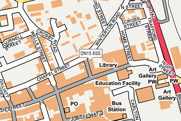DN15 6SS map - OS OpenMap – Local (Ordnance Survey) DN15 6SS map - OS OpenMap – Local (Ordnance Survey)