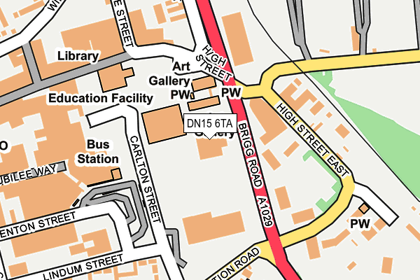 DN15 6TA map - OS OpenMap – Local (Ordnance Survey) DN15 6TA map - OS OpenMap – Local (Ordnance Survey)
