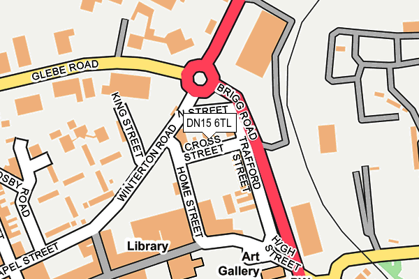 DN15 6TL map - OS OpenMap – Local (Ordnance Survey) DN15 6TL map - OS OpenMap – Local (Ordnance Survey)