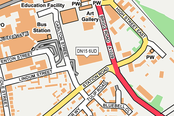 DN15 6UD map - OS OpenMap – Local (Ordnance Survey) DN15 6UD map - OS OpenMap – Local (Ordnance Survey)