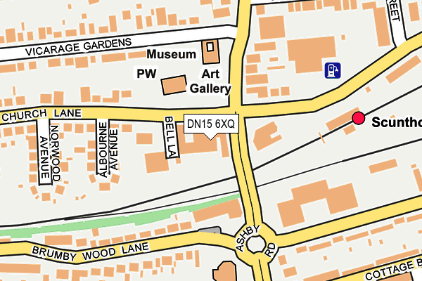 DN15 6XQ map - OS OpenMap – Local (Ordnance Survey) DN15 6XQ map - OS OpenMap – Local (Ordnance Survey)