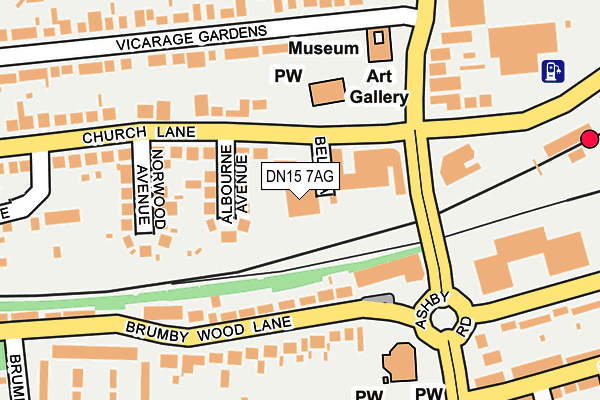 DN15 7AG map - OS OpenMap – Local (Ordnance Survey) DN15 7AG map - OS OpenMap – Local (Ordnance Survey)