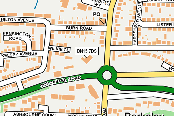 DN15 7DS map - OS OpenMap – Local (Ordnance Survey) DN15 7DS map - OS OpenMap – Local (Ordnance Survey)
