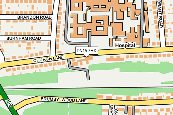 DN15 7HX map - OS OpenMap – Local (Ordnance Survey) DN15 7HX map - OS OpenMap – Local (Ordnance Survey)